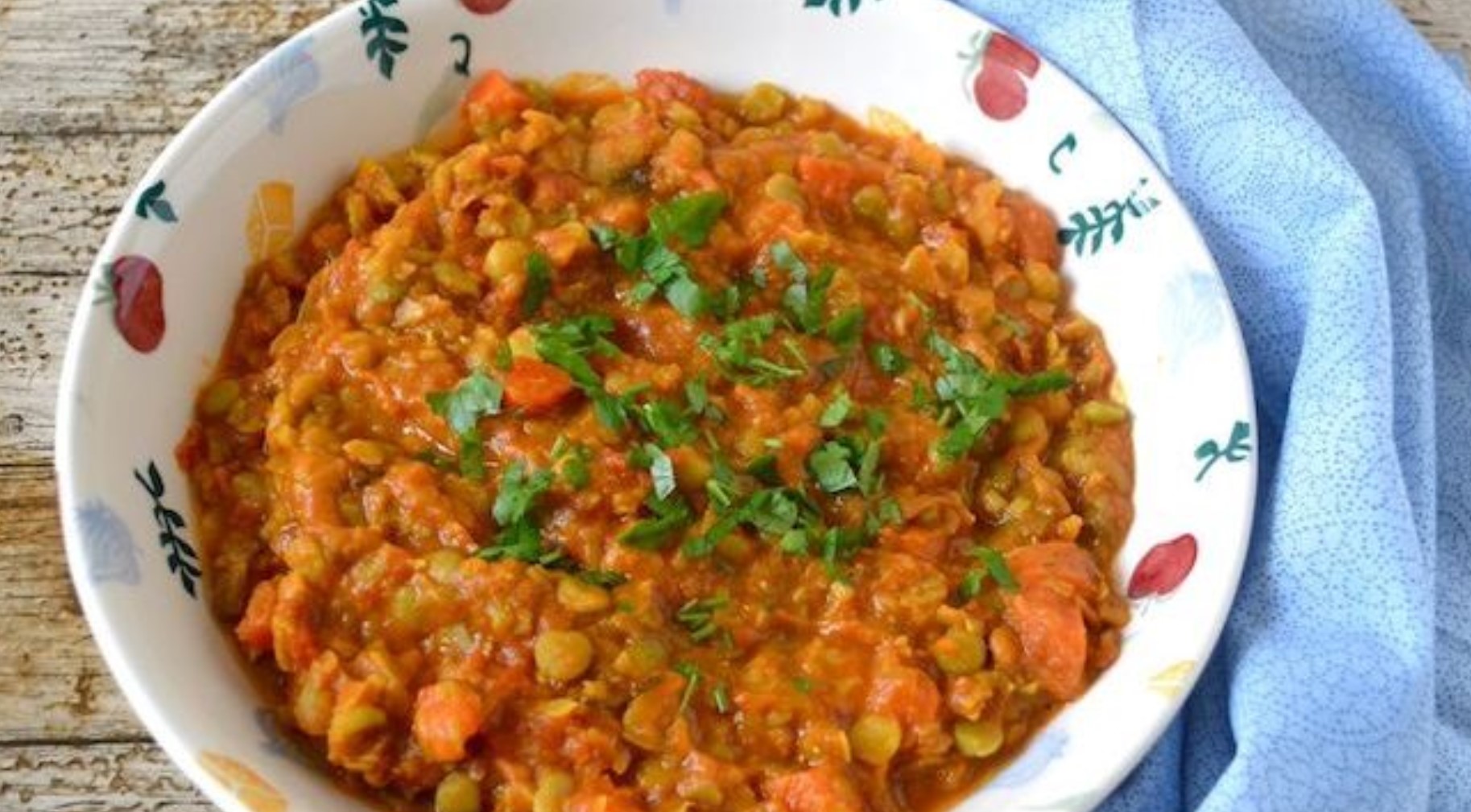 Curry Split Pea Rice Bowl